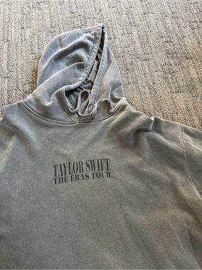 Taylor Swift Gray The Eras Tour Pullover Hoodie